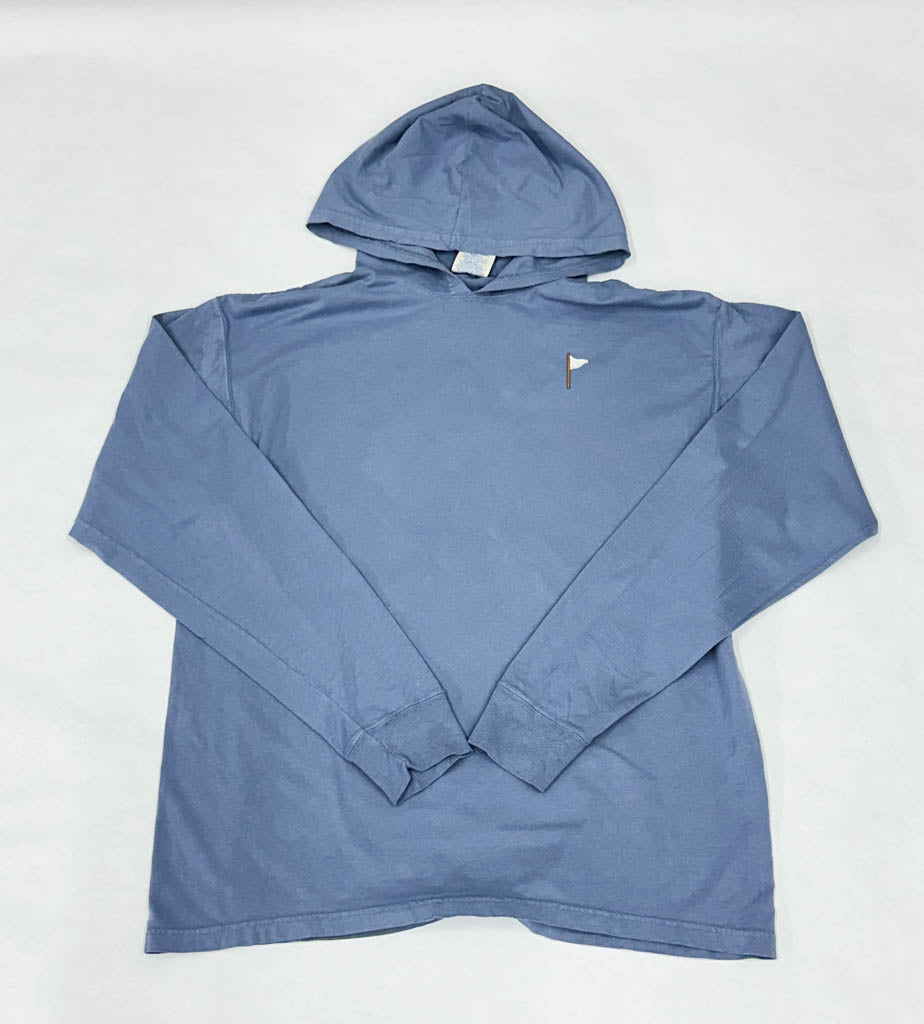Quilted Flag Lightweight Hooded Pullover