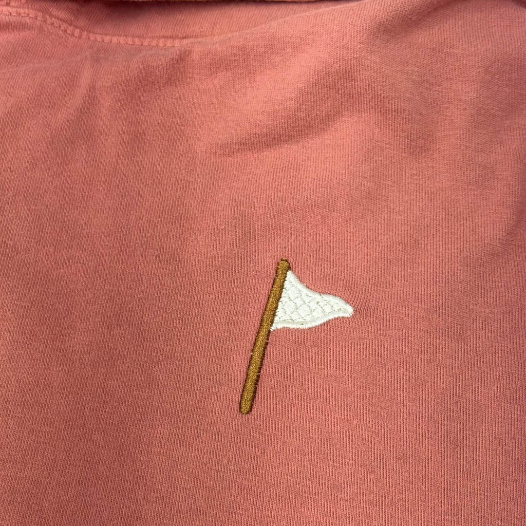 Quilted Flag Lightweight Hooded Pullover