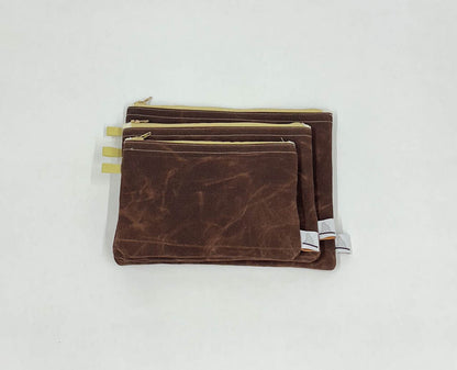 Signature Flannel Lined Waxed Canvas Utility Bag