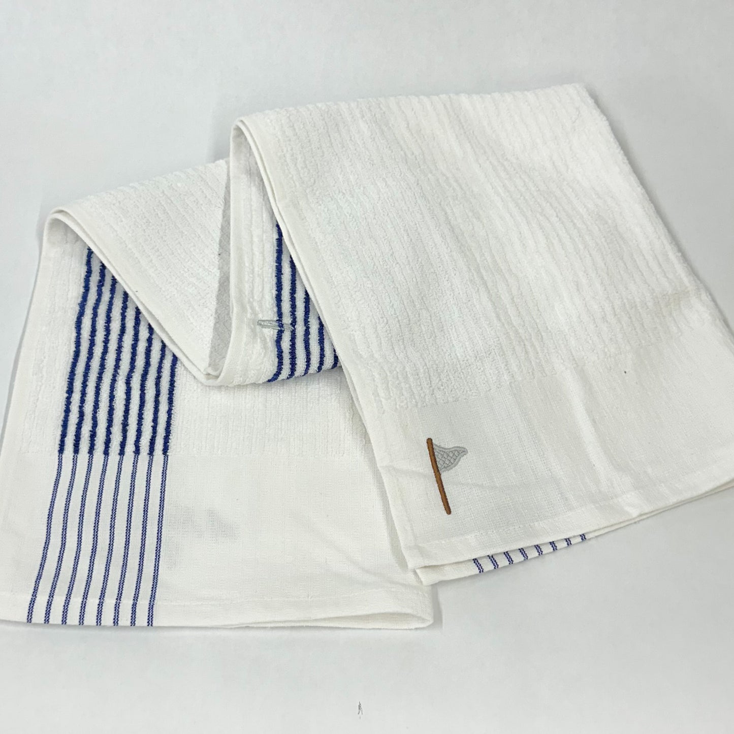 A Never Ending Pursuit Striped Caddy Towel