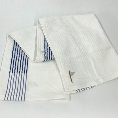 A Never Ending Pursuit Striped Caddy Towel