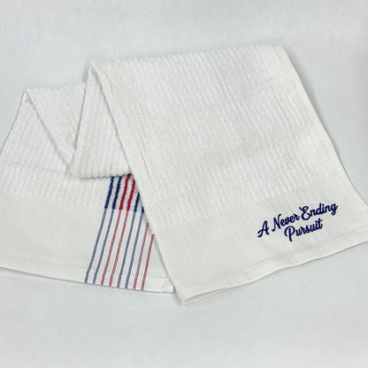 National A Never Ending Pursuit Striped Caddy Towel