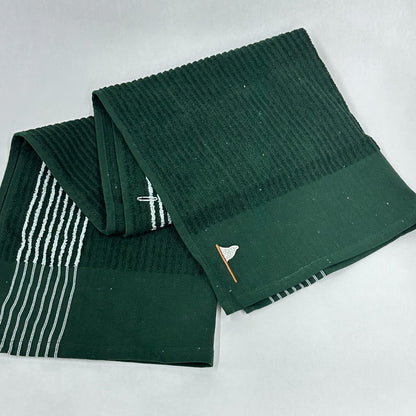A Never Ending Pursuit Striped Caddy Towel