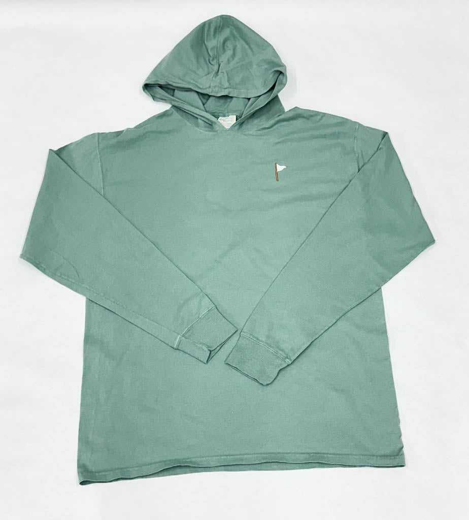 Quilted Flag Lightweight Hooded Pullover